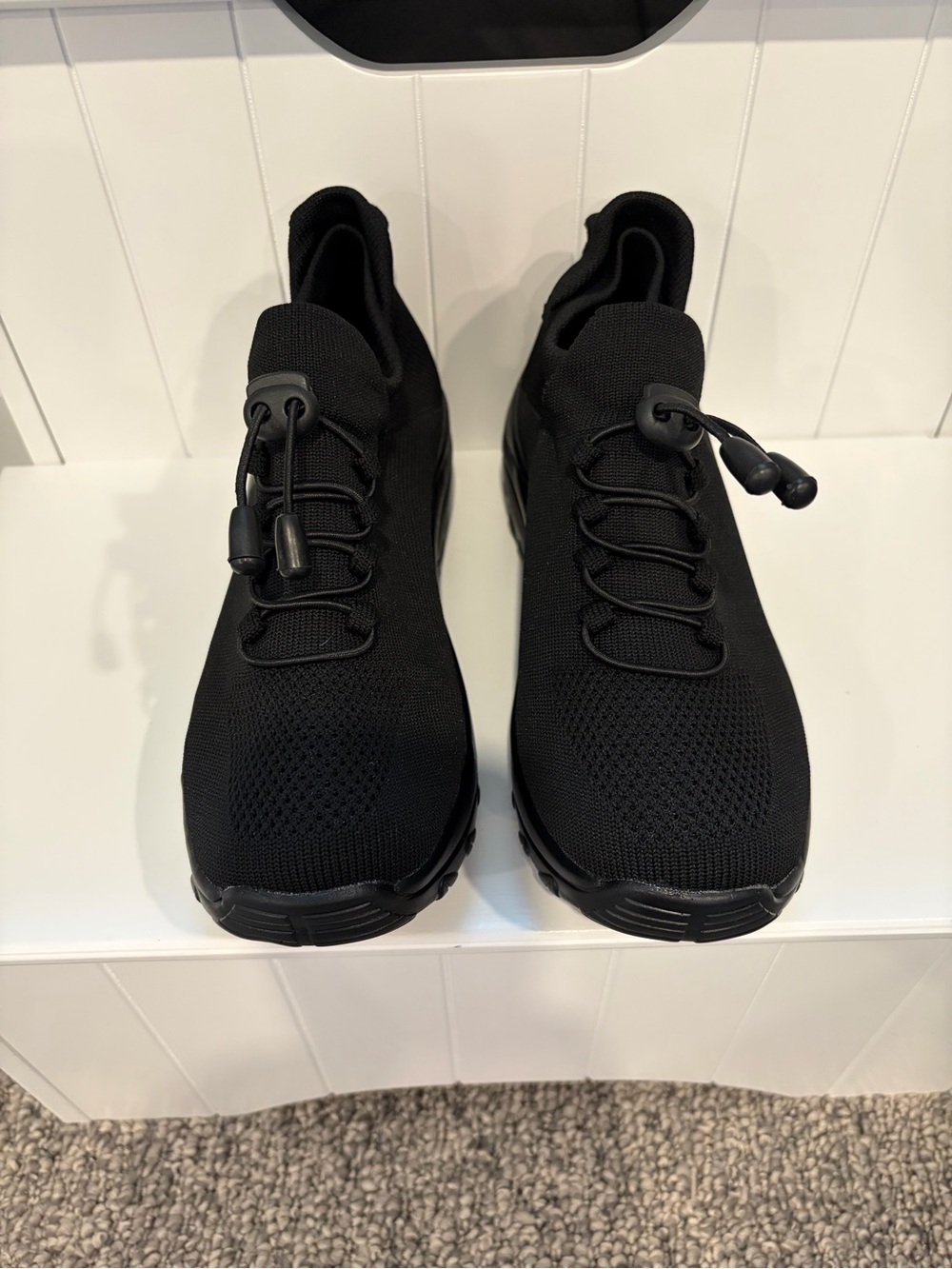 Comfort Wear Women’s Knit Slip-On Athletic Sneakers